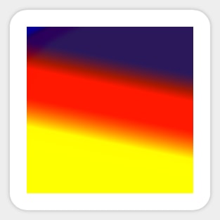 red blue yellow texture design Sticker